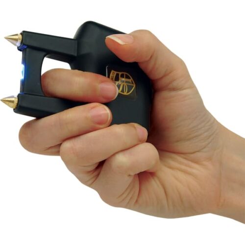 Spike stun gun has two sharp spikes.