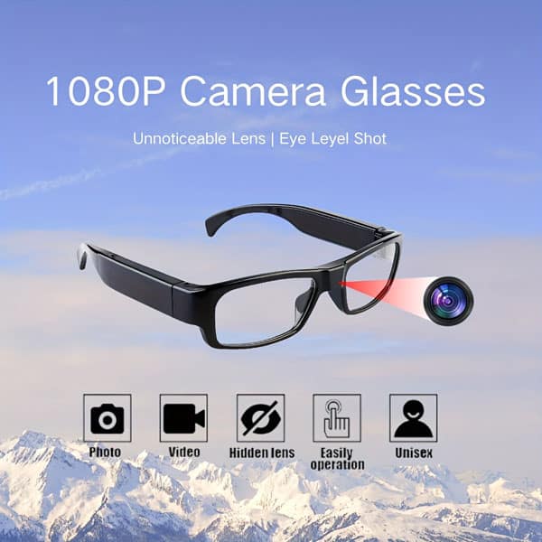 Eyeglasses Hidden Spy Camera with Built in DVR